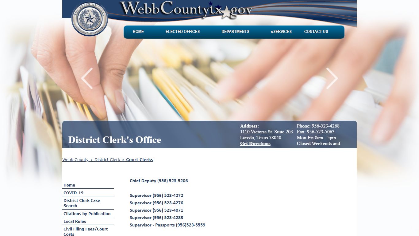 County Clerks - Webb County, Texas